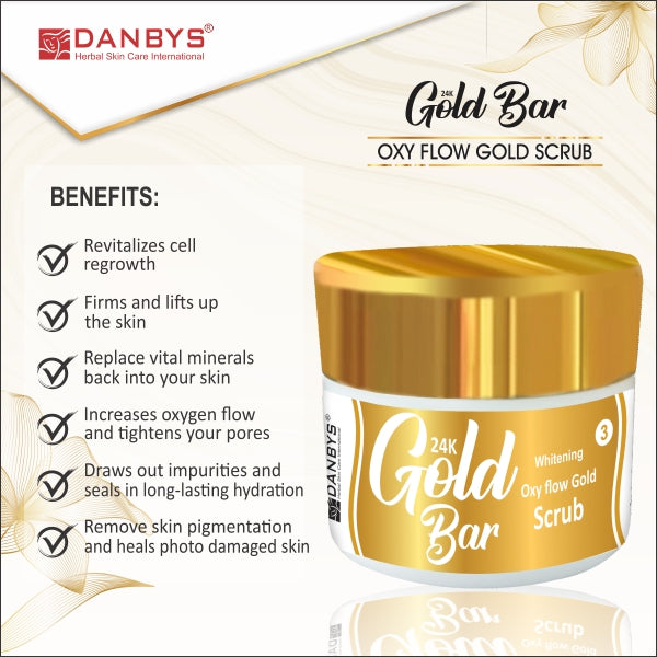 24K Gold Oxy Flow Scrub